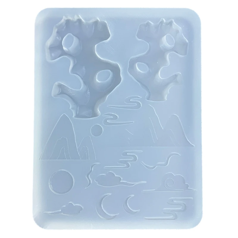 

Miniature Play Mold Mini Bread Biscuit Cake Silicone Mould Moon Clay Molds