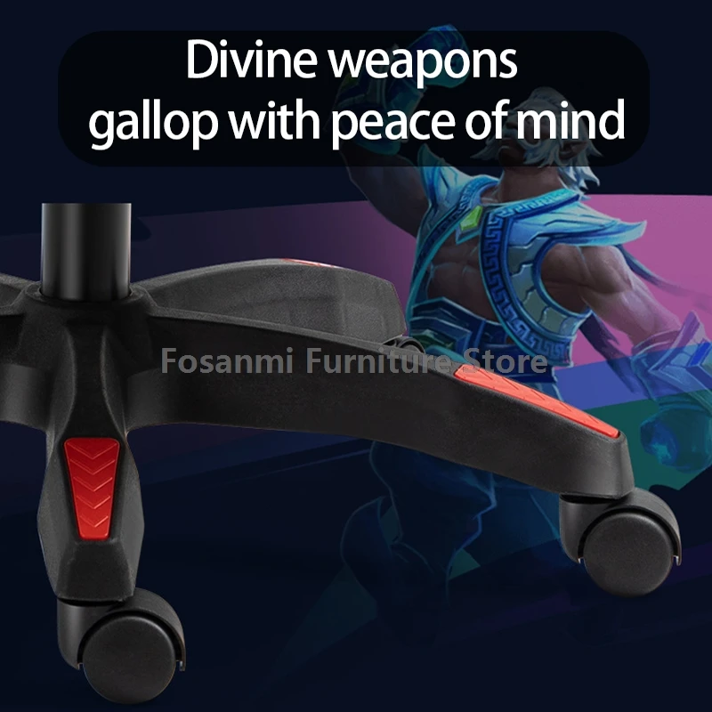 Домашнее игровое гоночное кресло с подлокотником и подголовником, вращающееся кожаное геймерское компьютерное кресло, регулируемое откидное офисное кресло