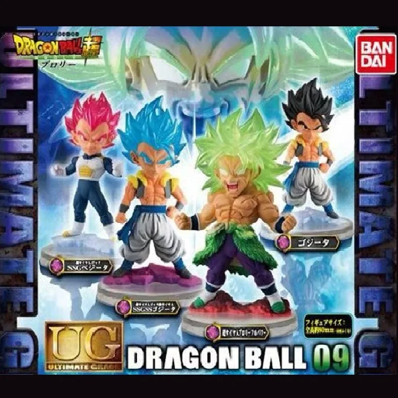 Bandai Gashapon Toys Dragon Ball UG THE BEST 03 Broly Cooler Gogeta Q Version Figure Model Toys