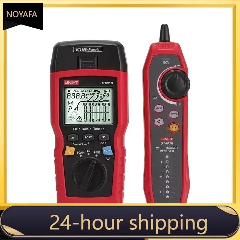 

NOYAFA NF-8601W/NF-8209 Cable Tracker Lan Display Measure Tester Network Tools LCD Display Measure Length Wiremap Tester