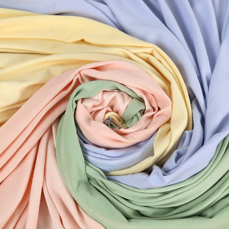 4 Way Stretch Dress Lining Fabric Knit Underlining Cloth Non-See-Through Anti-Exposure Elastic Liner Material for Sewing Cloth