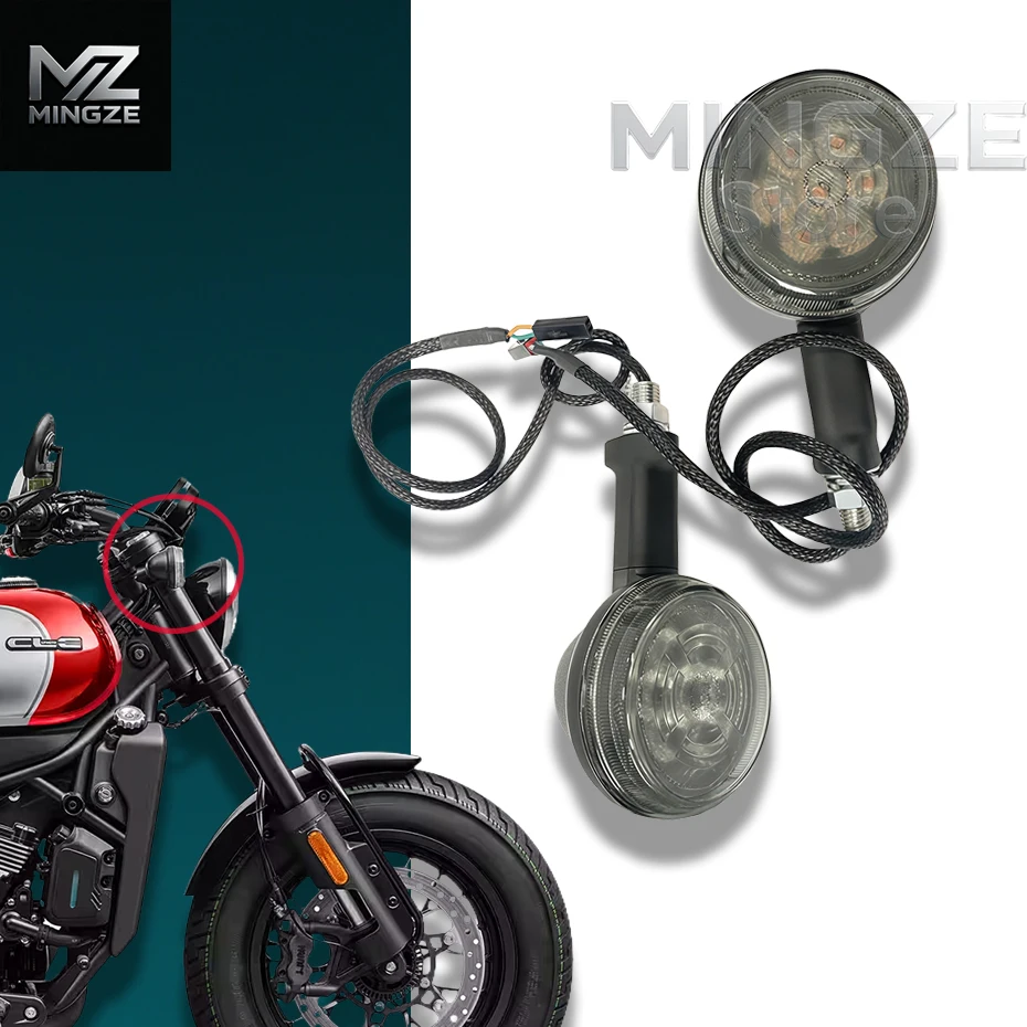 

For CFMOTO250/450CLC Turn Signal Warning Lights Clearance Lights Motorcycle Left and Right Turn Signals