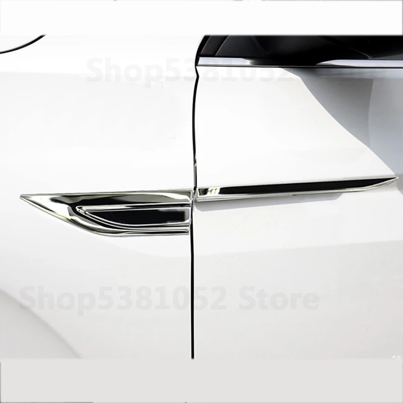 For Changan UNIK Uni-k 2022 2023 Car Leaf Board Side Label Cover Side Leaf Plate Decoration Sequins Car Accessories