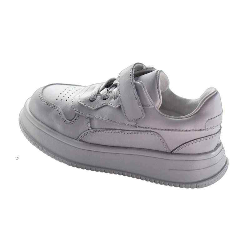 Genuine Leather Boys Sneakers Spring Autumn Cow Leather Children Casual Shoes Fashion Girls School Shoes Cowhide Skate Shoes