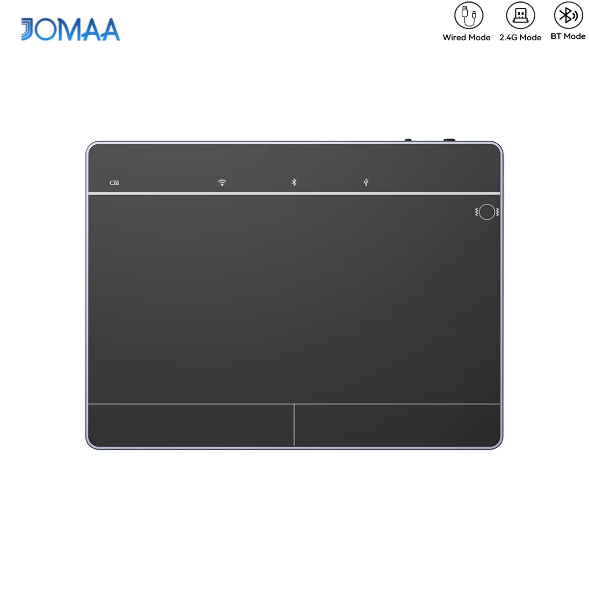 USB Trackpad for Windows 10/11, Large Wired Trackpad with High Precision Aluminum Wireless Touchpad for Desktop/Laptop