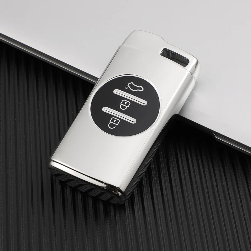 Soft TPU Car Key Cover Case Shell For Chery Tiggo 8 Arrizo 5 Pro Gx 5x eQ7 Chery Tiggo 7 Pro 2020 Accessories Styling Keychain