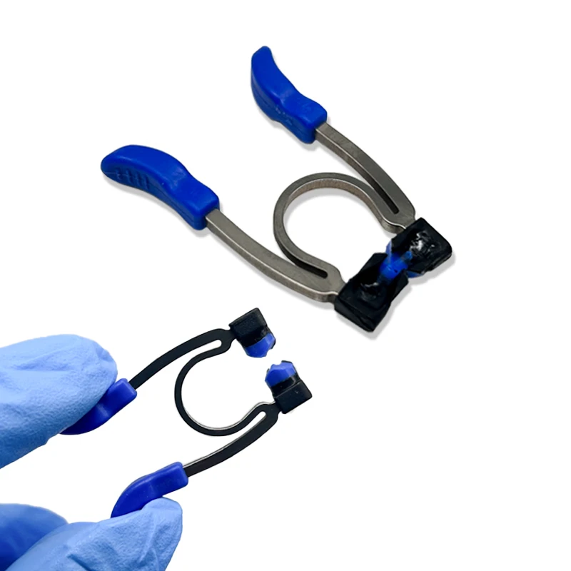 Bandas de matriz Dental, sistema de matriz seccional Dental, anillo de abrazadera R5 2,0, anillo de sujeción de níquel y titanio, Material de dentista mediano/pequeño