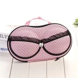 Borsa portaoggetti per reggiseno reggiseno e biancheria intima Organizer da viaggio borsa con cerniera portatile