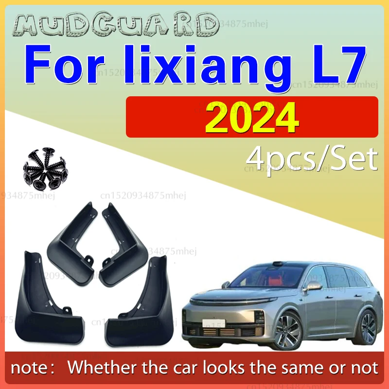

Mudflaps Mudguards Fit for LIXIANG Leading ideal L7 2024 Mudguards Tire Fenders Mud Flaps Wheel Guards Accessories 4x Tyre