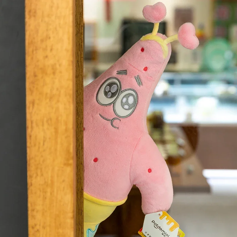 Anime bob esponja calças quadradas patrick estrela rosa kawaii dos desenhos animados cosplay brinquedos de pelúcia boneca presente aniversário para crianças meninas meninos