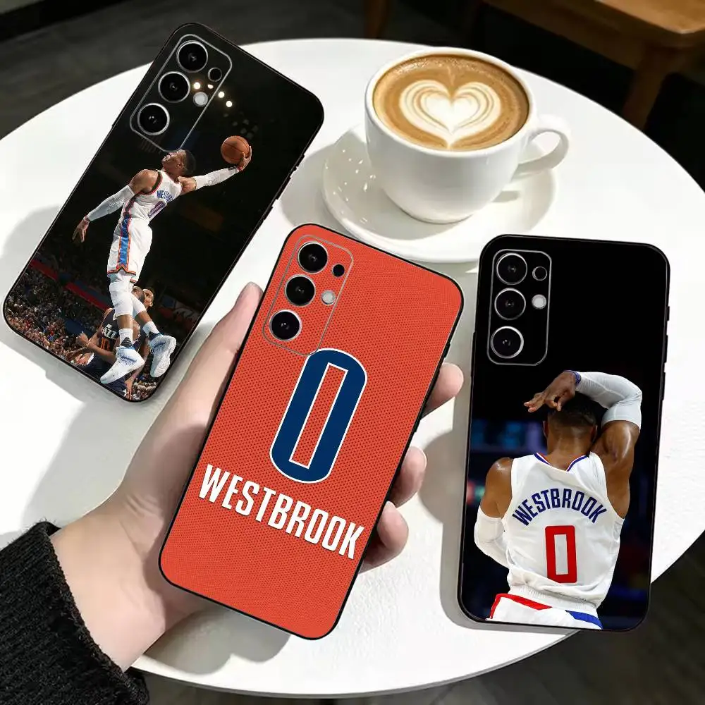 R-Russell W-Westbrook 0 Basketball  Soft Silicone Case For Samsung S20 S21 S22 S23 S24 S25 S26 Ultra Plus Lite S24 FE Fundas
