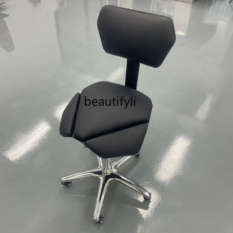 

Fashion Hairdressing Lifting Chair Shampoo Stool Hair Cutting Chair with Backrest Office Chair