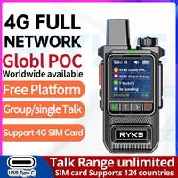 Poc Radio Global 4G Walkie Talkie 5000Km Long Range Camping Two Way Ham Radio Incompatible Zello Dmr Baofeng Uv5R Quansheng Tk11