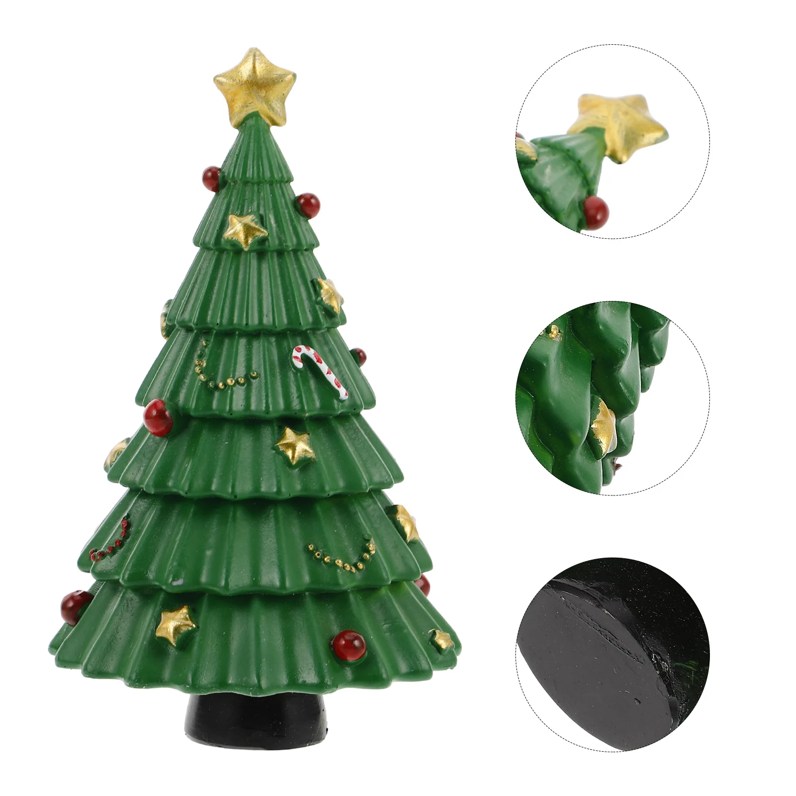 

Mini Christmas Tree Decor Realistic Winter Snow Trees Indoor Festive Tabletop Display Christmas Village Accessories Small