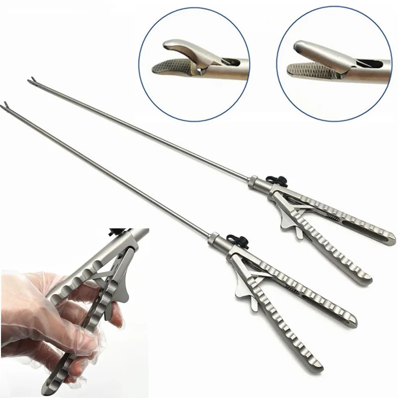 

Stainless steel Laparoscopic Simulation Training Needle Holder Forceps Surgery Practice Tool