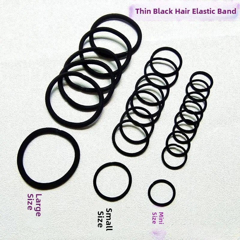 

Высокоэластичные резинки для волос для женщин, аксессуары для причесок, тонкие резинки для пучка