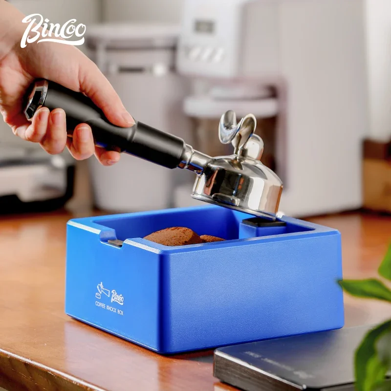 

Bincoo Espresso ABS Knock Box Coffee Grounds Container Knocking Slag Bucket Anti Slip Base Professional Barista Accessories