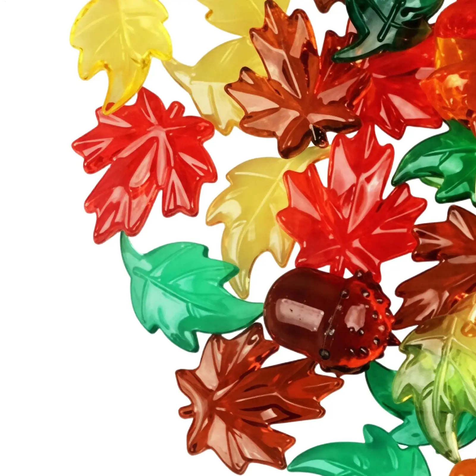 Fall Vase Filler 50 Pieces Acrylic Harvest Table Centerpieces Fall Table Scatter For Home Kitchen Counter Dining Room Mantel view 5
