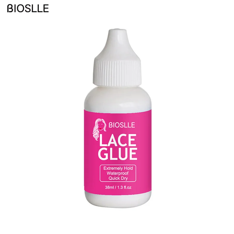 BIOSLLE 38ml 1.3oz Waterproof Extreme Hold Lace Glue Wig Invisible Lace Bond Adhesive for Hair Extension