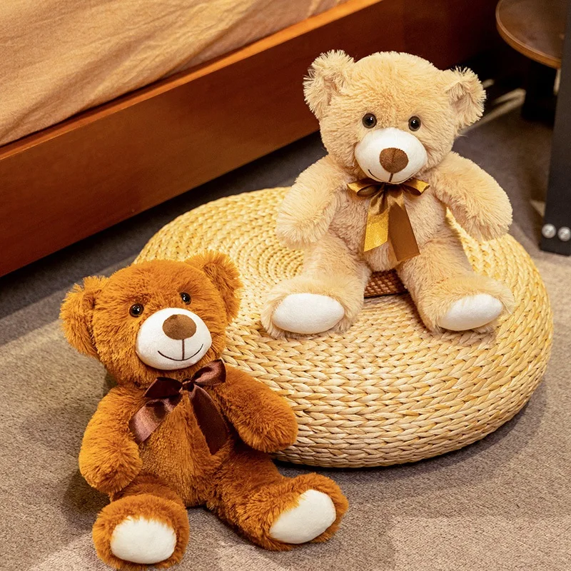 

Cartoon Kawaii Bow Tie Bear Doll Plush Toy Hug Bear Doll Birthday Gift Pillow Teddy Bear Home Living Room Bedroom