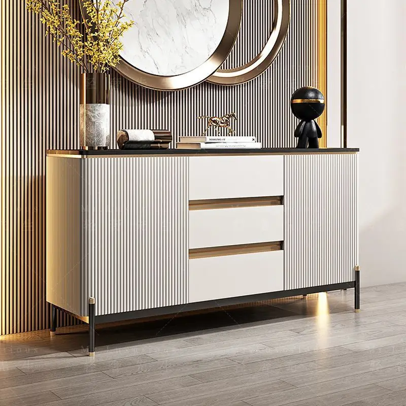 

Ultra-thin, side cabinet, narrow, storage, restaurant, light luxury, modern, simple, entry, entrance