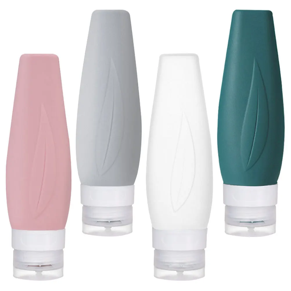 

1Set Silicone Travel Bottles Multi-Function Refillable Bottles for Lotion Serum Shampoo Portable Travel Toiletries Kit