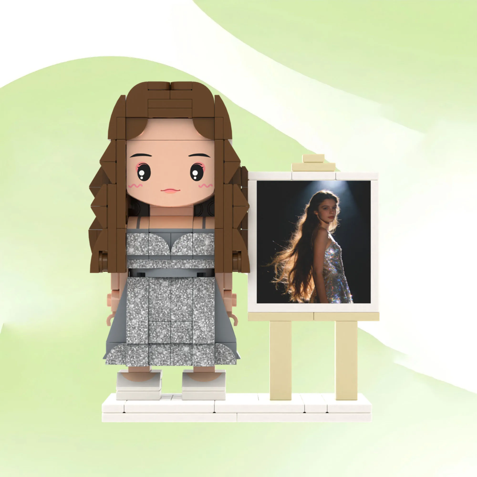 

Персонализированные кирпичные фигурки на заказ: мелкие гранулы, фотомодели, строительные блоки, креативный подарок