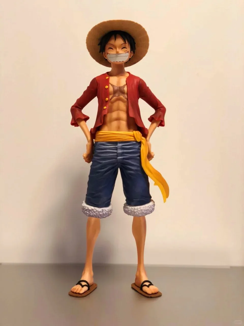 28CM One Piece Anime-Figur Monkey D. Luffy mit Drei Wechselgesichtern Actionfigur PVC-Modell Sammlerstück Spielzeug Geschenk für Kinder – Detail 7