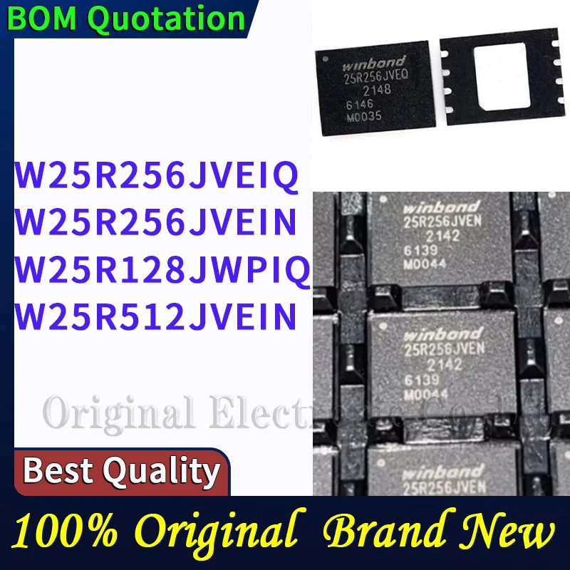 W25R256JVEIQ W25R256JVEIN W25R128JWPIQ W25R512JVEIN Laptop repair parts