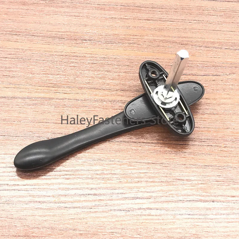 Aluminum Alloy Casement Window Screen Handle Broken Bridge Sword-Shaped Folding Door Thin Flat Square Steel for Home Improvement