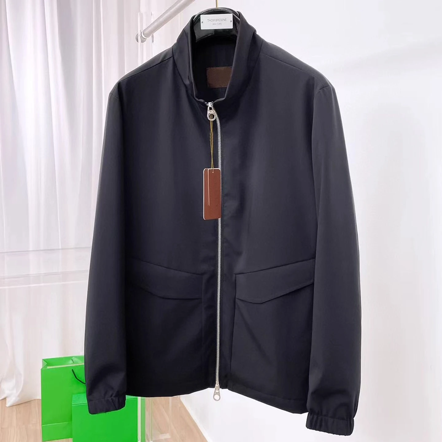 Italian LP badge casual stand-up collar jacket 25aw