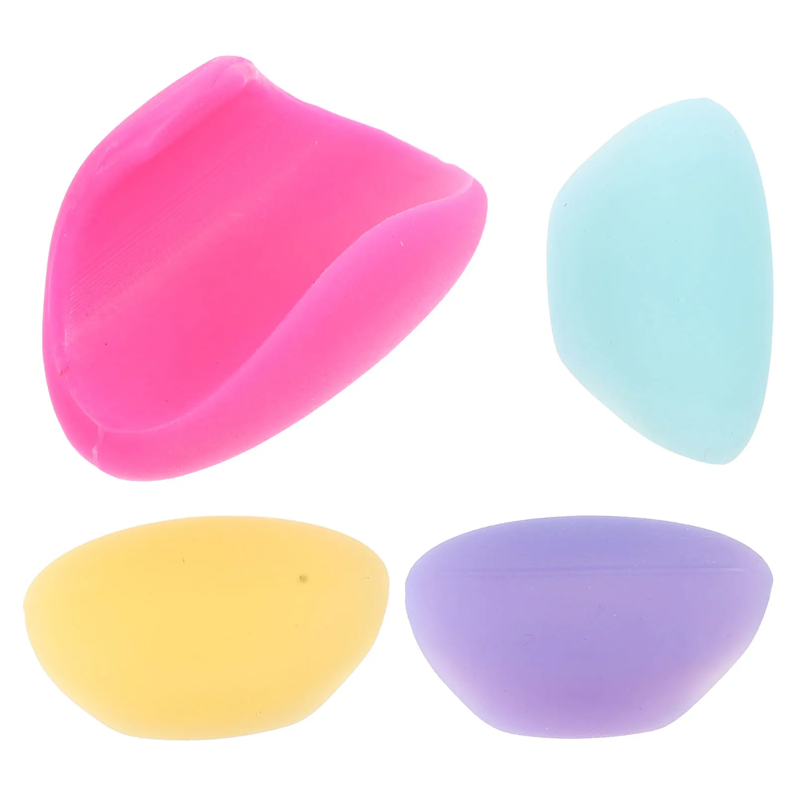 

4pcs Thumb Rest Cushion Silicone Finger Protector For Wind Instruments Durable Comfortable Fit Finger Rest Mat Flute Accessories