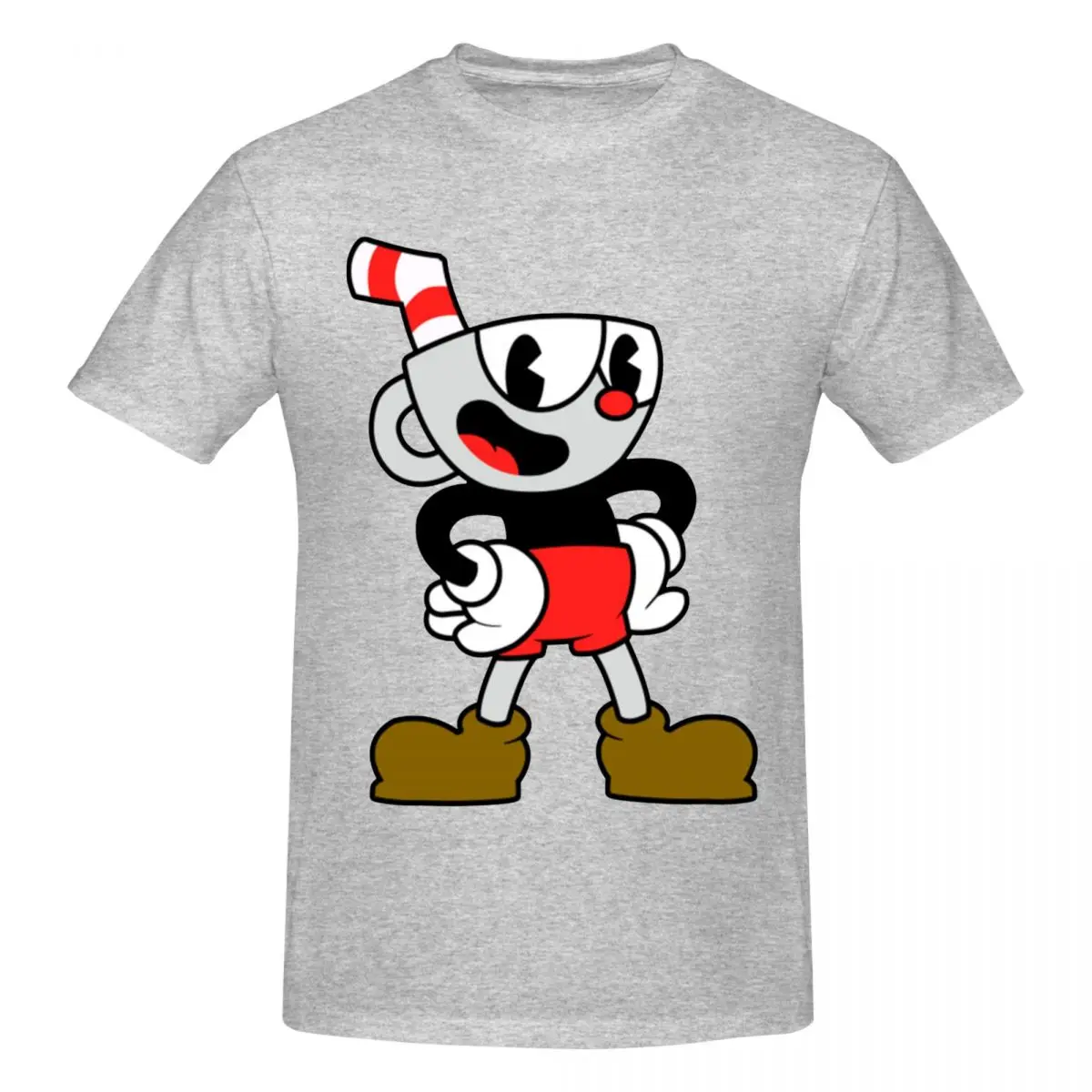 Cuphead 2026 T Shirts Graphic Y2K Anime Customized Mens Women Tshirt Clothes