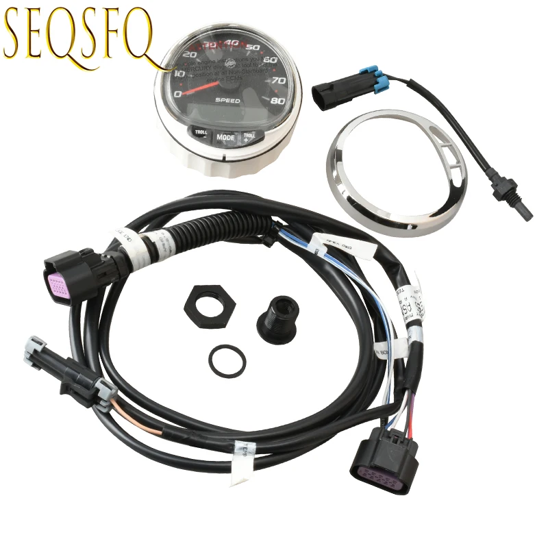 79-8M0137551 SPPED 80MPH MAND W/Harness Mercury SmartCraft SC1000 8M6005761 Engine Replaces Parts