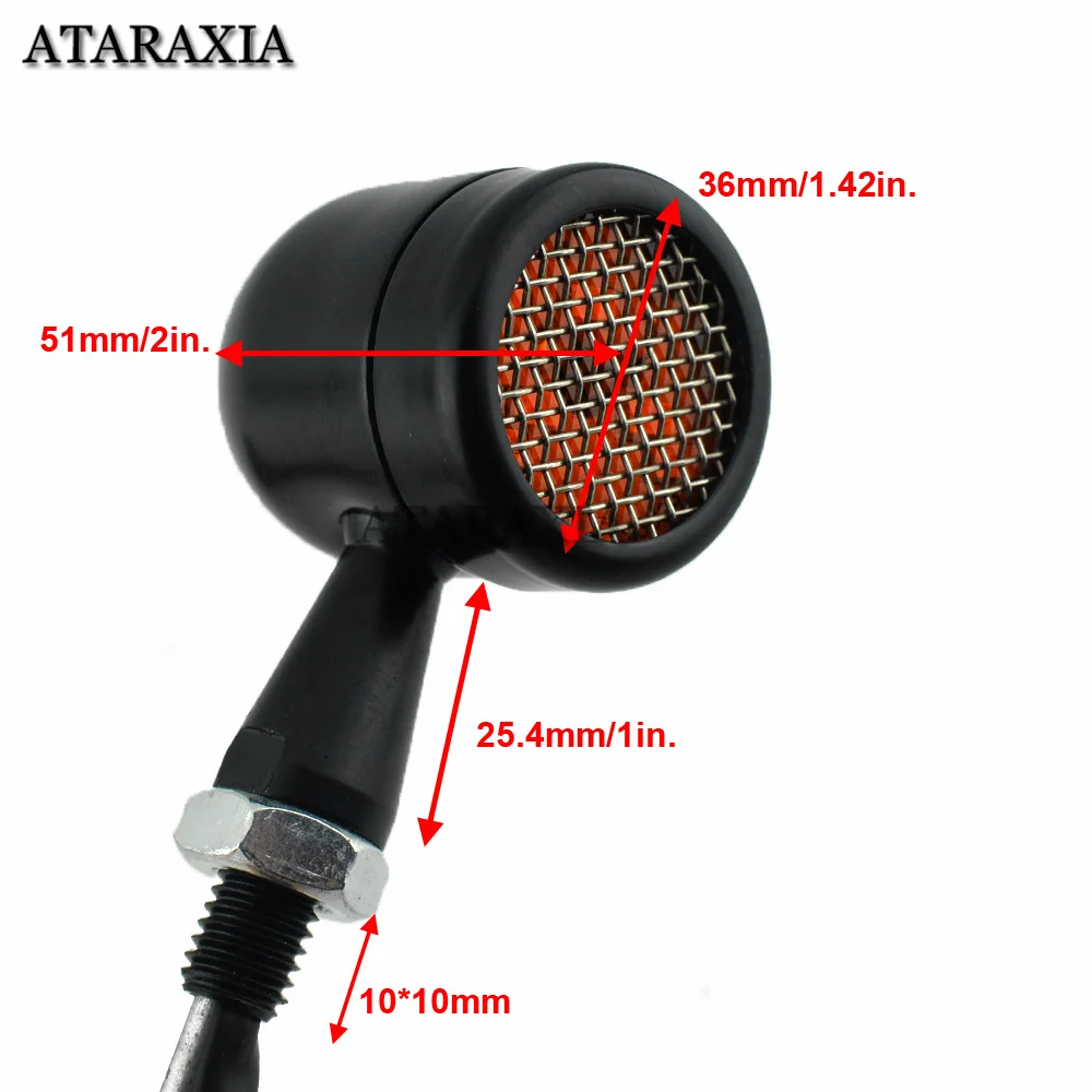 Motorfiets Mini Led Richtingaanwijzer Licht Metaal Bullet Moto Knipperlicht Clignototant Moto Led 12V Fit Voor Kawasaki Suzuki Yamaha