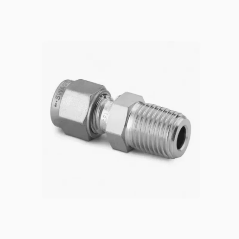 

2pcs SS-8M0-1-4 8mm tube to 1/4 in. external thread joint