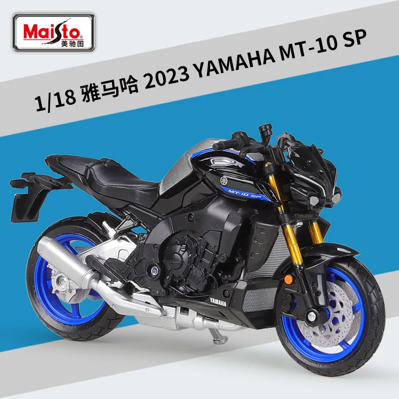 Maisto 1:18 Yamaha 2023 Mt10 Mt 10 Mt-10 Sp Alloy Motorcycle Model Finished Toy Gift Display