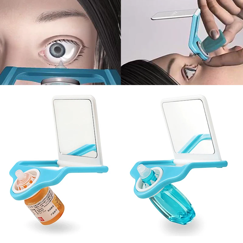 Portable Eye Drop Guide Help Applicator Accurate Effective Aid Bottle Holder Tool Healthy Sanitary Home Care Accessory