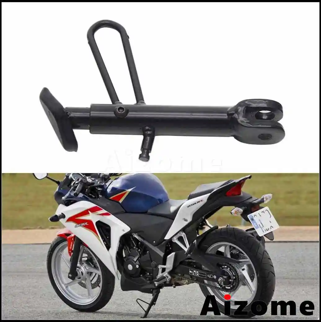 

Motorbike Side Parking Stand Adjustable 5.5"- 7" Kickstands Support Foot Bracket For HONDA CB300F CBR300R 15-19 CBR250RR 2011-15