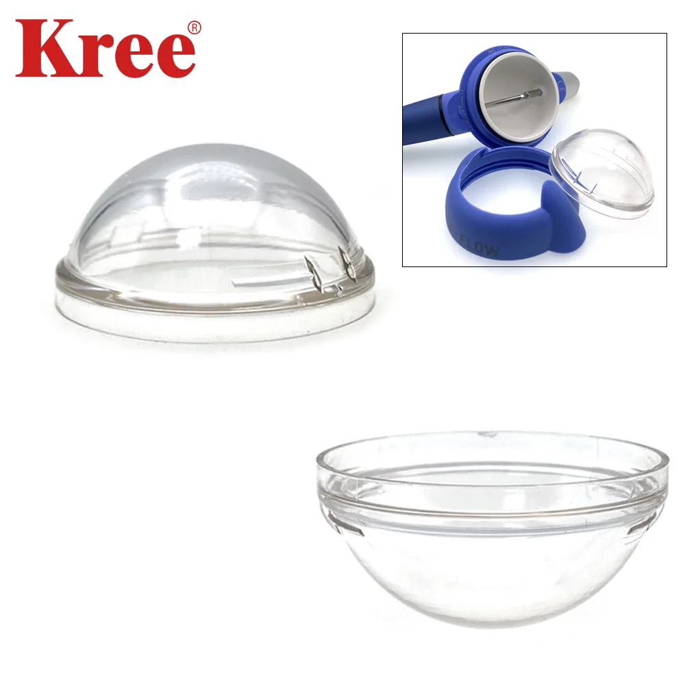 

Head Part For E*S FX AIRFLOW Handy 2+ TP-HAF2 cap Clear Cover Sand Cup for E*S Air Polisher Sandblaster Teeth Prophy Accessories