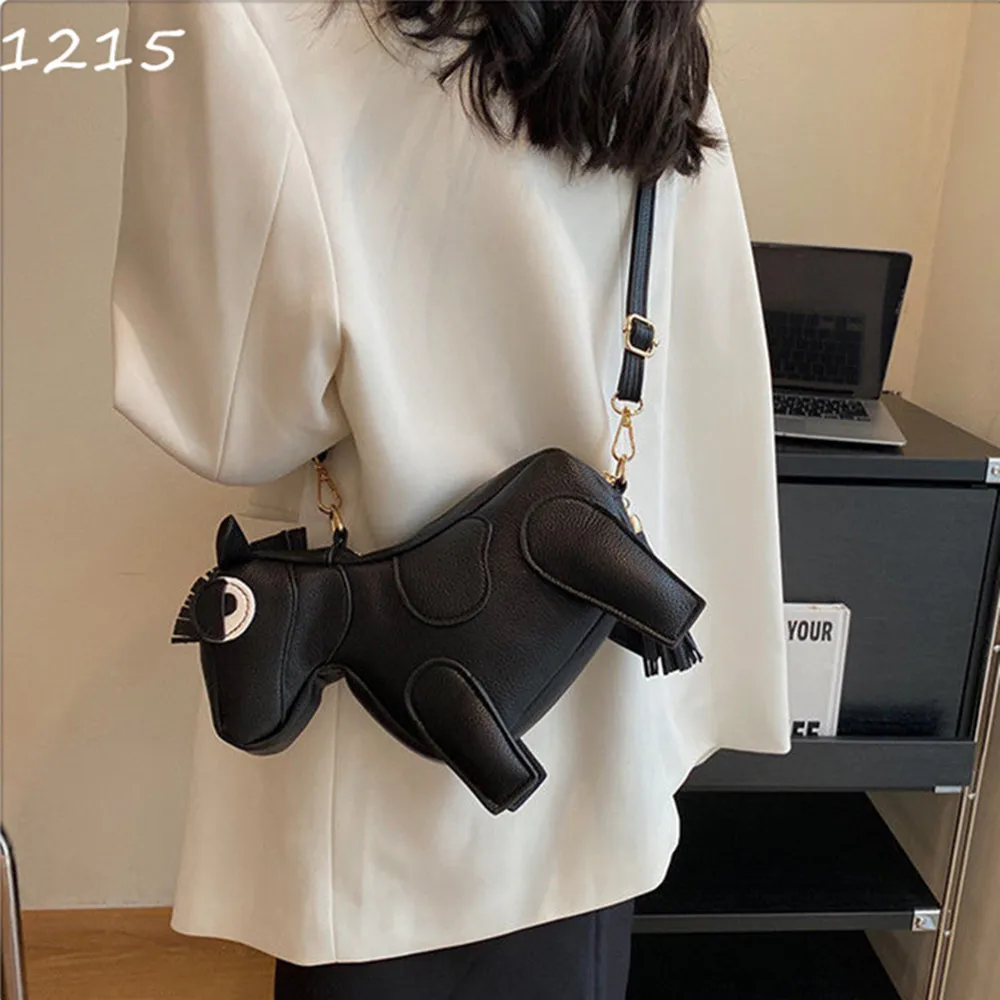 Cute Horse shape Women Purses Handbags Shoulder Bag Girls Crossbody Bag Designer Ladies Mini Clutch Bag