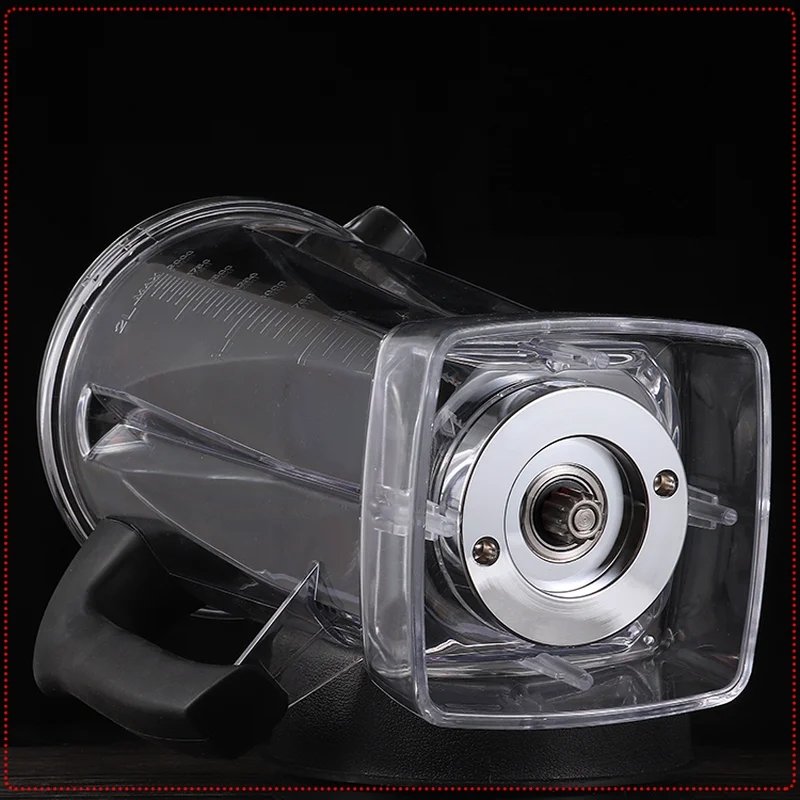 Repuestos para batidora T5200, recipiente cuadrado de 2L, jarra, jarra, parte inferior de taza con tapa de cuchillas dentadas para batidos