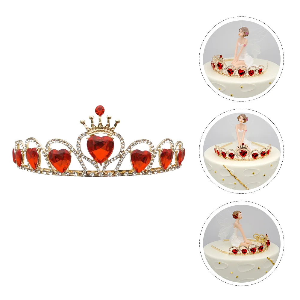 

Birthday Crown Party Decoration Cake Tiara Hair Fashion Headdress Plastic Bridal