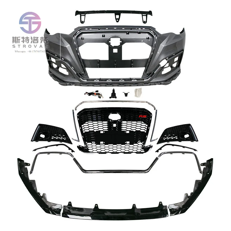 

Factory Sales Body Kit Front Bumper Assembly for Frontlander 2020 2021 2022 Grille Upgrade RS Style Facekit Car Exterior Parts
