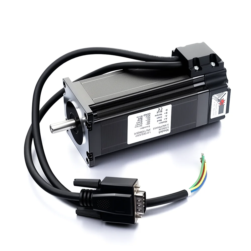 

Hybrid Servo Motor Step Angle1.8° Nema23 Closed Loop Stepper Motor Optional Torque/1.2Nm/2Nm/3Nm With Encoder