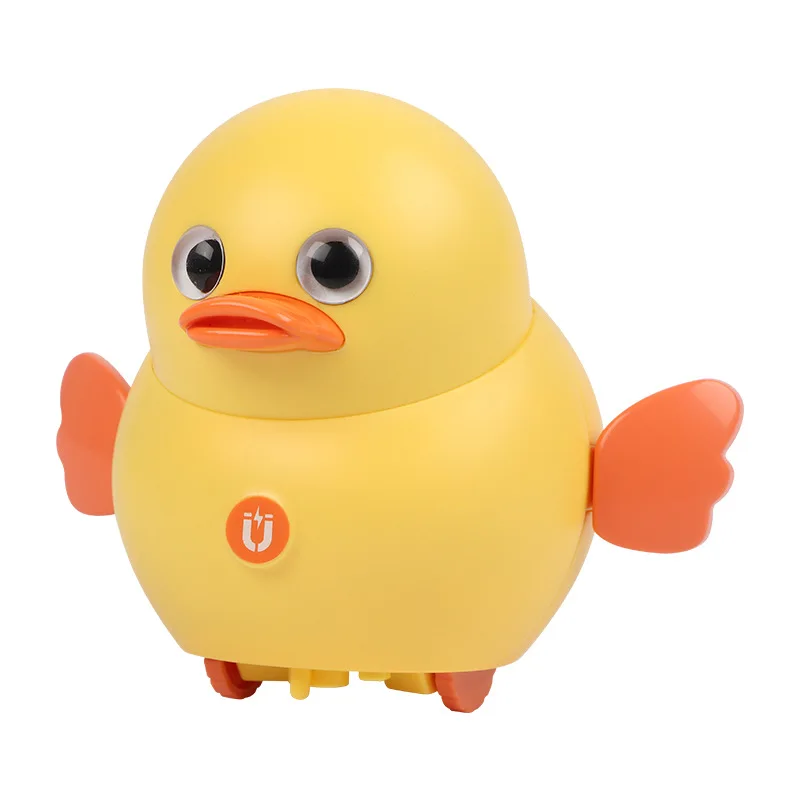 Crianças Power-Driven Wobble Duck Toy, Montessori Bebê, Frango, Pet Squad, Magnet Crawl, Wobbler
