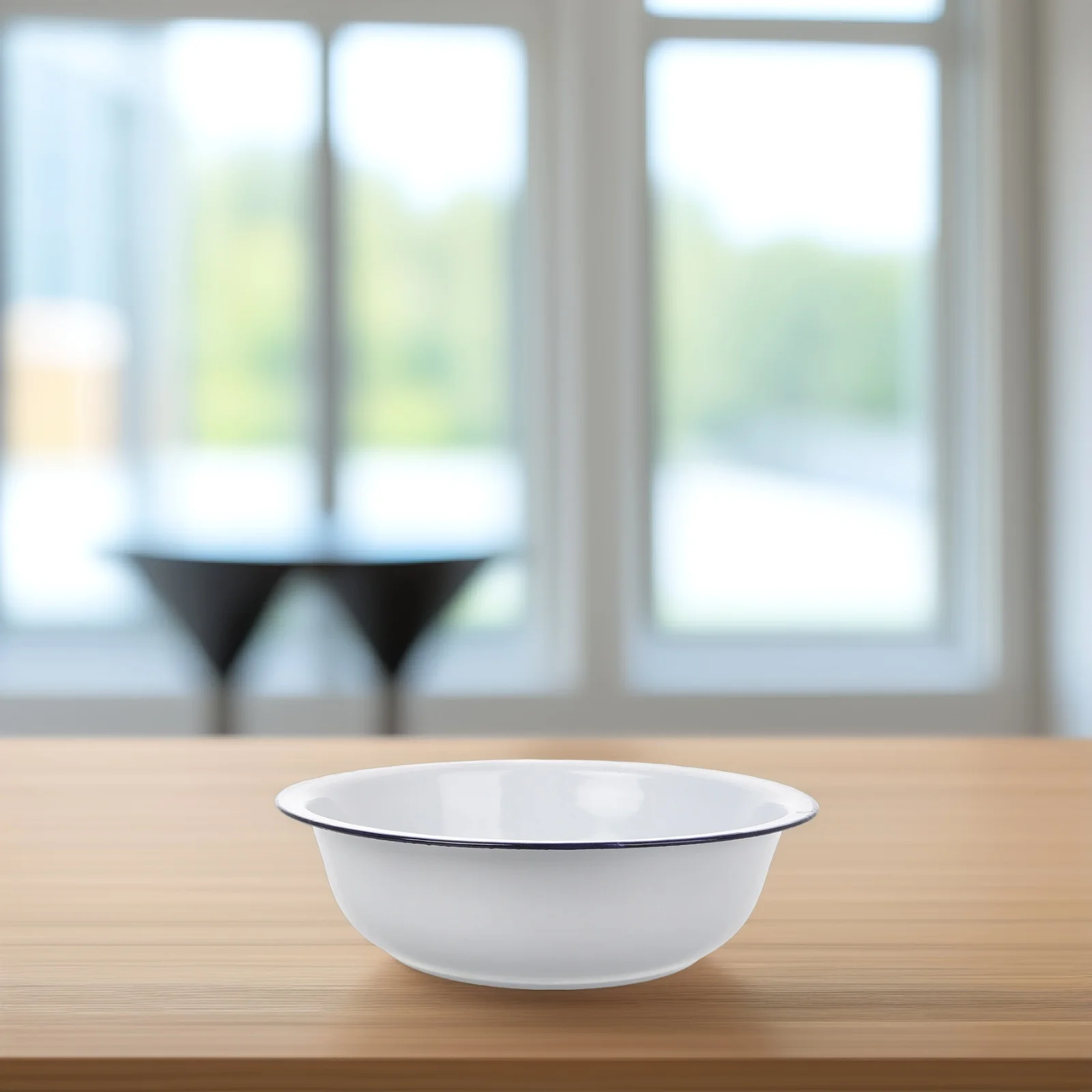 

Large Enamel Basin Vintage Mixing Bowl Durable Thickened White Soup Dish Kitchen Sink Household Laundry Face Wash