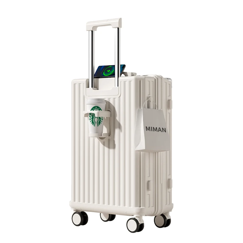 

Suitcase, female 2025 new model, tie rod, boarding 20 24 large capacity, travel, password.