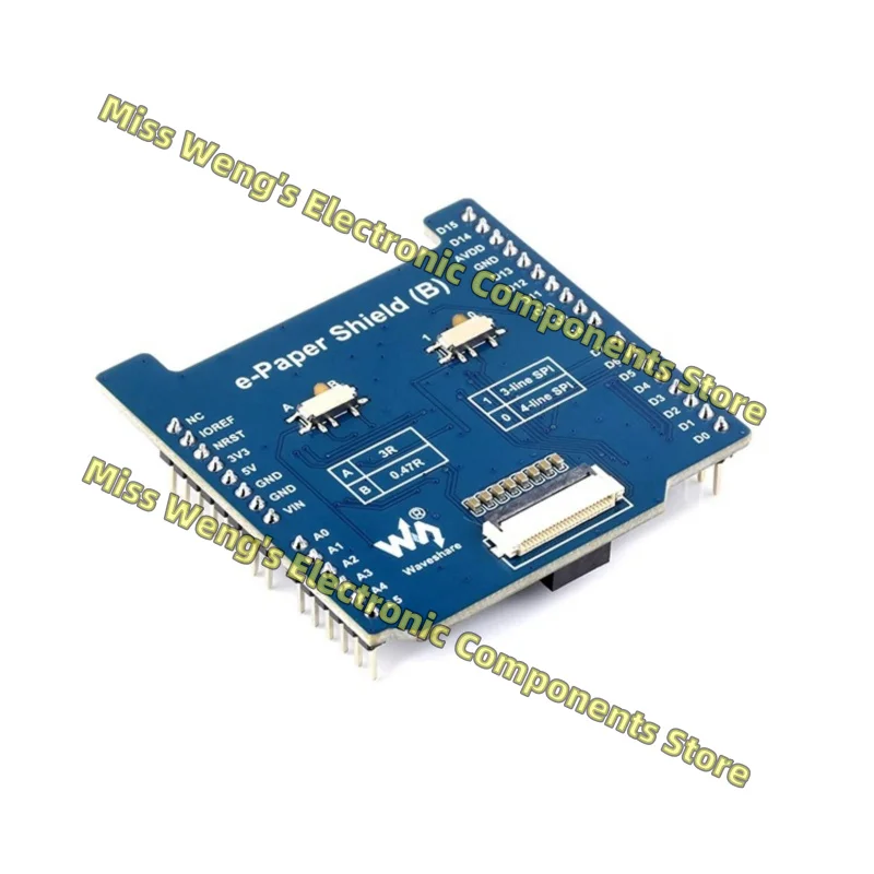 Elektronische Tinten bildschirm Treiber platine spi Erweiterung nrf528xx/arduino Schnitts telle freie Erweiterung RAM E-Paper Shield (b)