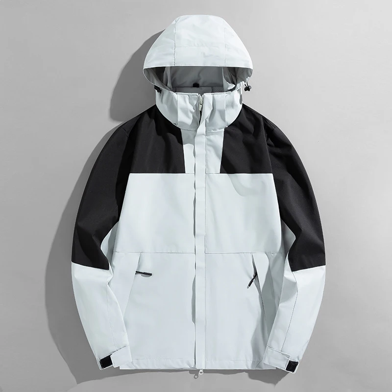 Maxulla Spring Men's Waterproof Jacket Outdoor Men Sprots Breathable Windbreaker Hood Coats Fashion Mens Hiking Hunting Coats
